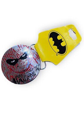 Joker HaHa Belt Buckle DC Comics Steel Enamel Dark Knight Movie 2 1/2" Diameter